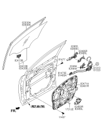 824132W000-Grip cap-dr glass