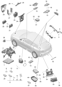 95B907461-Bracket, control unit