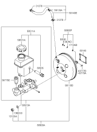 585110C000-RESERVOIR-MASTER CYLINDER