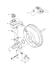 1K1614019K-Brake master cyl: