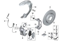 34106884263-BRAKE PAD SET/F20/F30