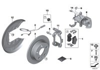 34216871299-BRAKE PAD SET/F20/F30