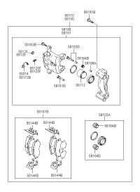 5810108A00-PAD KIT-FR DISC BRAKE