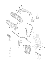 6RD839015-AUDI TT MK2 WINDOW MECHANISM