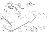 58731A5000-HOSE-BRAKE FRONT,LH
