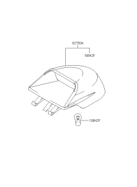 9275008000ZE-LAMP ASSY-HMS