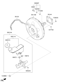 58510N8110-CYLINDER ASSY-BRAKE MASTER