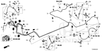 01464T31H00-Hose set, r. fr. brake