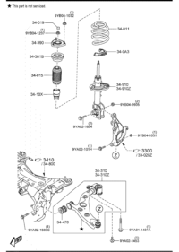 GW6T34700-DAMPER(R),FRONT