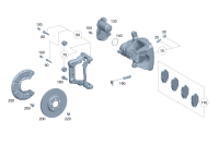 0004209800-BRAKE PAD FRT-C(W205)E(W213)