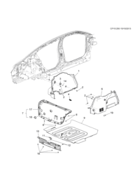 96412007-Hook, luggage compartment convenience (15.300)