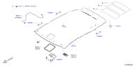 739103DN0A-HEADLINING ASSY