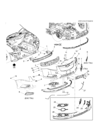 13259739-GARNISH FR BUMPER