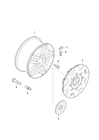 33D601025-Wheel rim-aluminium alloy