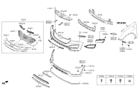 86350A1010-GRILLE ASSY-RADIATOR