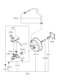 1K52Y43400A-CYLINDER ASSY-BRAKE MASTER