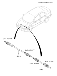5491090-Shaft, front wheel drive