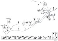 34326853588-COOLING PIPE/E34/39/E38/X5
