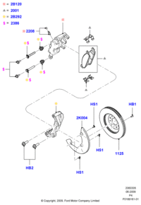AG1Z2001D-BRAKE PAD SET/RANGE ROVER