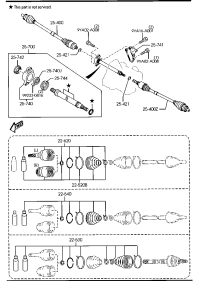 GD8222530-BOOT SET,INNER JOINT