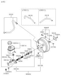 585002B800-BOOSTER ASSY-MASTER CYLINDER A