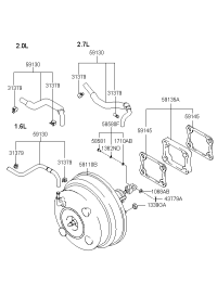 591102C600-BOOSTER ASSY, BRAKE