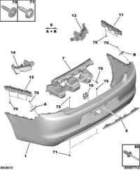 1610691180-BAR, REAR BUMPER