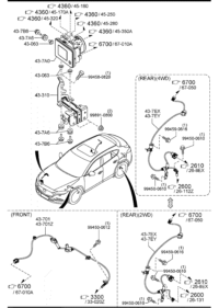 B45A43310-BRACKET NO 1,A.B.S