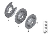 34216782607-BRAKE DISC,RR 1,3,3C VENT-E92