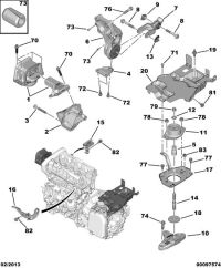 9676972980-ENGINE MOUNTING