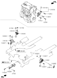 21830C0500-BRACKET ASSY-TRANSAXLE MTG