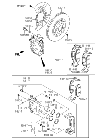 58130A9100-BRAKE ASSY-FR,RH