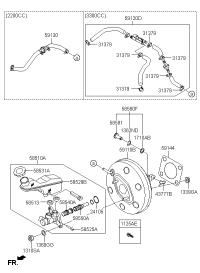 59130A9000-HOSE ASSY-BRAKE BOOSTER VACUUM