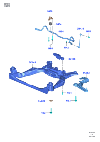 G3GC3A052AA-Arm assy-fr susp rh