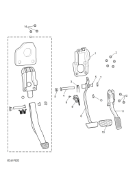 10352757-Bracket, brake pedal