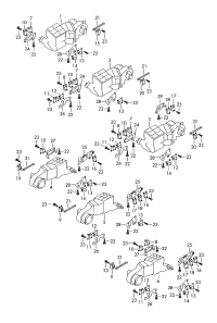 7L0907511AD-Servo motor, for center air outlet##.