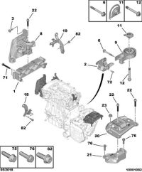 9673585680-ENGINE MOUNTING