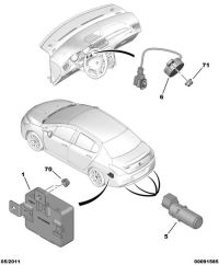 9673198480-Box, obstacle detection electronic control