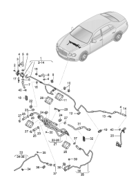 3W1612041AL-Hose, w/return valve
