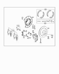 1644201520-BRAKE PAD SET FRT/17.2MM/W220