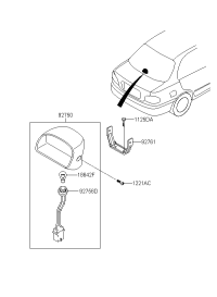 9275022051GF-LAMP ASSY-HMS