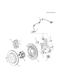 11570580-Bolt, frt wheel hub
