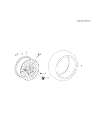 26208509-Wheel, front, rear