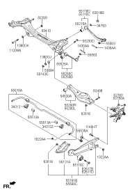 552204D170-ARM COMPLETE-RR LWR,RH