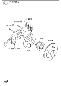 BS1A2615XB-Hub, rr wheel