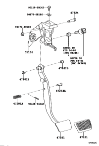 4710102290-PEDAL SUB-ASSY, BRAKE