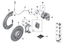 34356794949-Clip brake wear sens