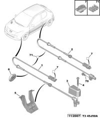 4545F4-DOOR MIRROR COVER