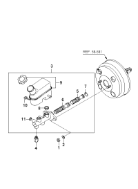 585102E000-CYLINDER ASSY-BRAKE MASTER