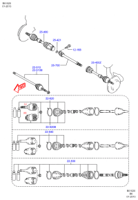 DK4322530-Boot Set Outer Joint